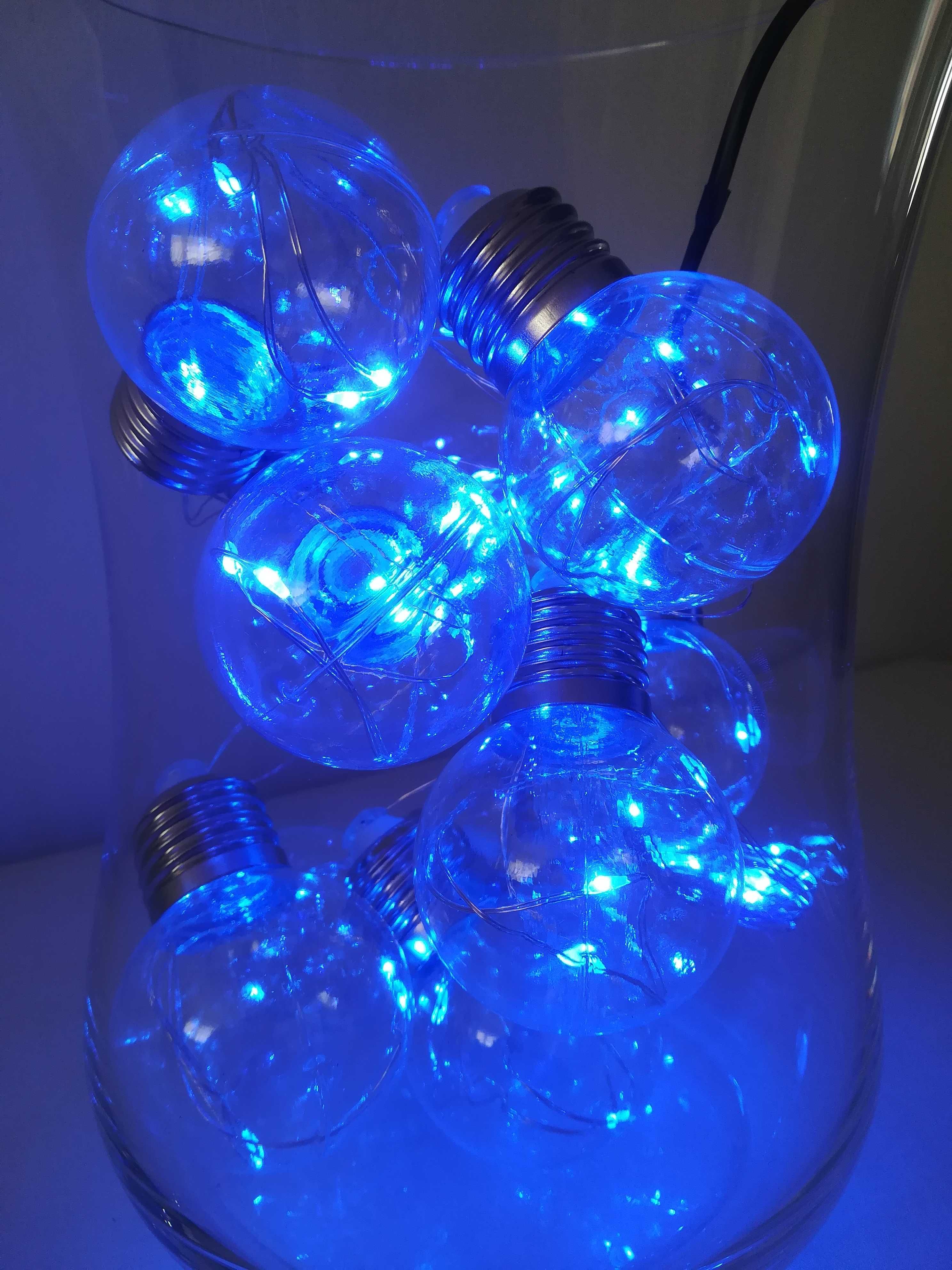 Żarówki LAMPKI LED zasilane sieciowo różne kolory