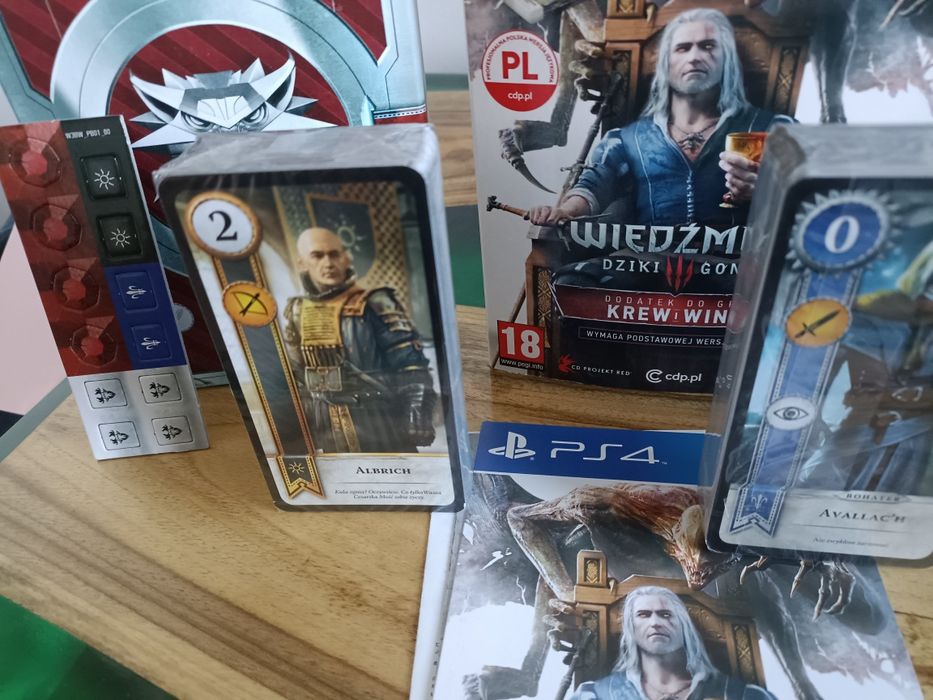 Wiedźmin Gwint - komplet zafoliowanych kart + insider