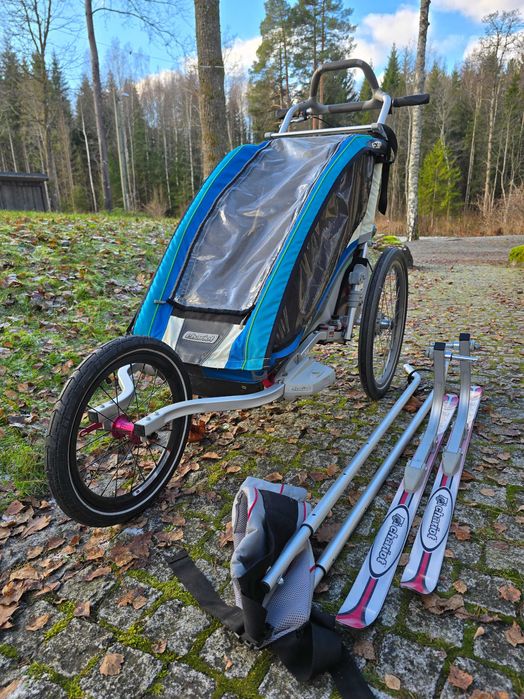 Chariot (Thule) CX 1 - Przyczepka rowerowa dziecięca + narty + jogger