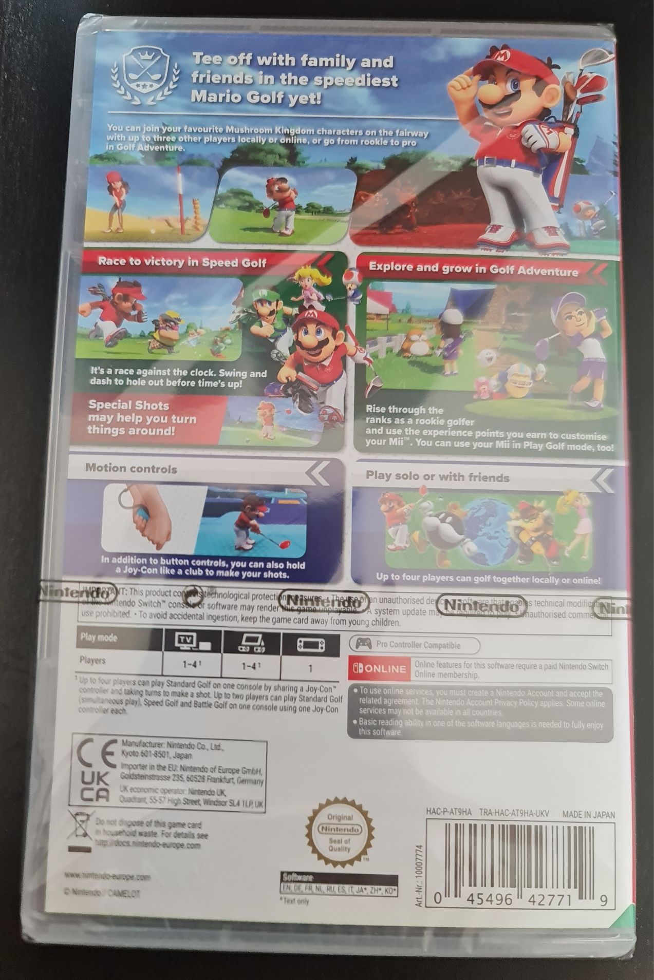 "Mario Golf Super Rush" Nintendo Switch