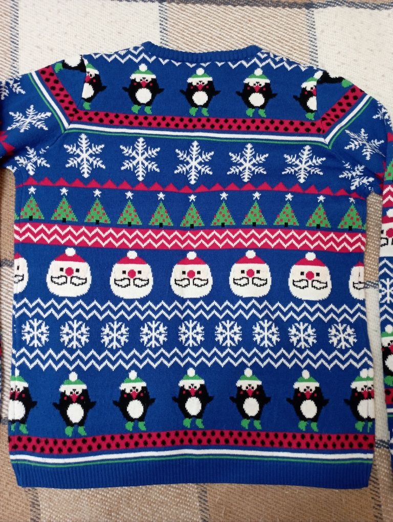 Джемпер, светр, зимовий, новорічний для хлопчика, стан гарний ,
