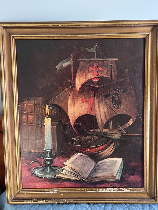 Quadro antigo de sala