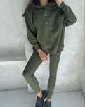 Dres trzyczesciowy khaki