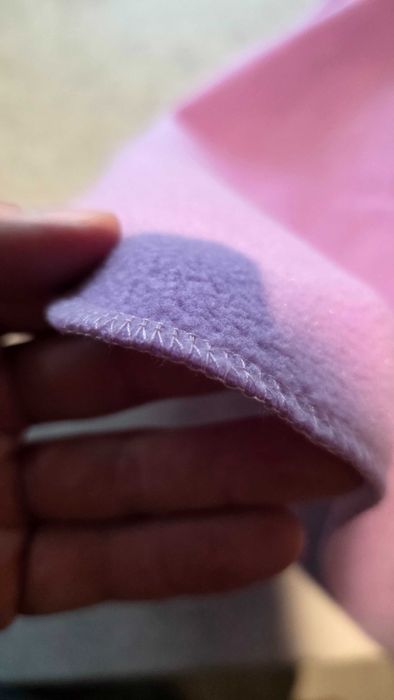 Koc różowy dziewczęcy - miły w dotyku