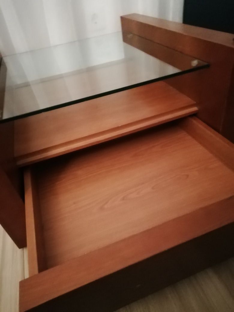móvel cerejeira + mesa  de centro - Excelente estado*