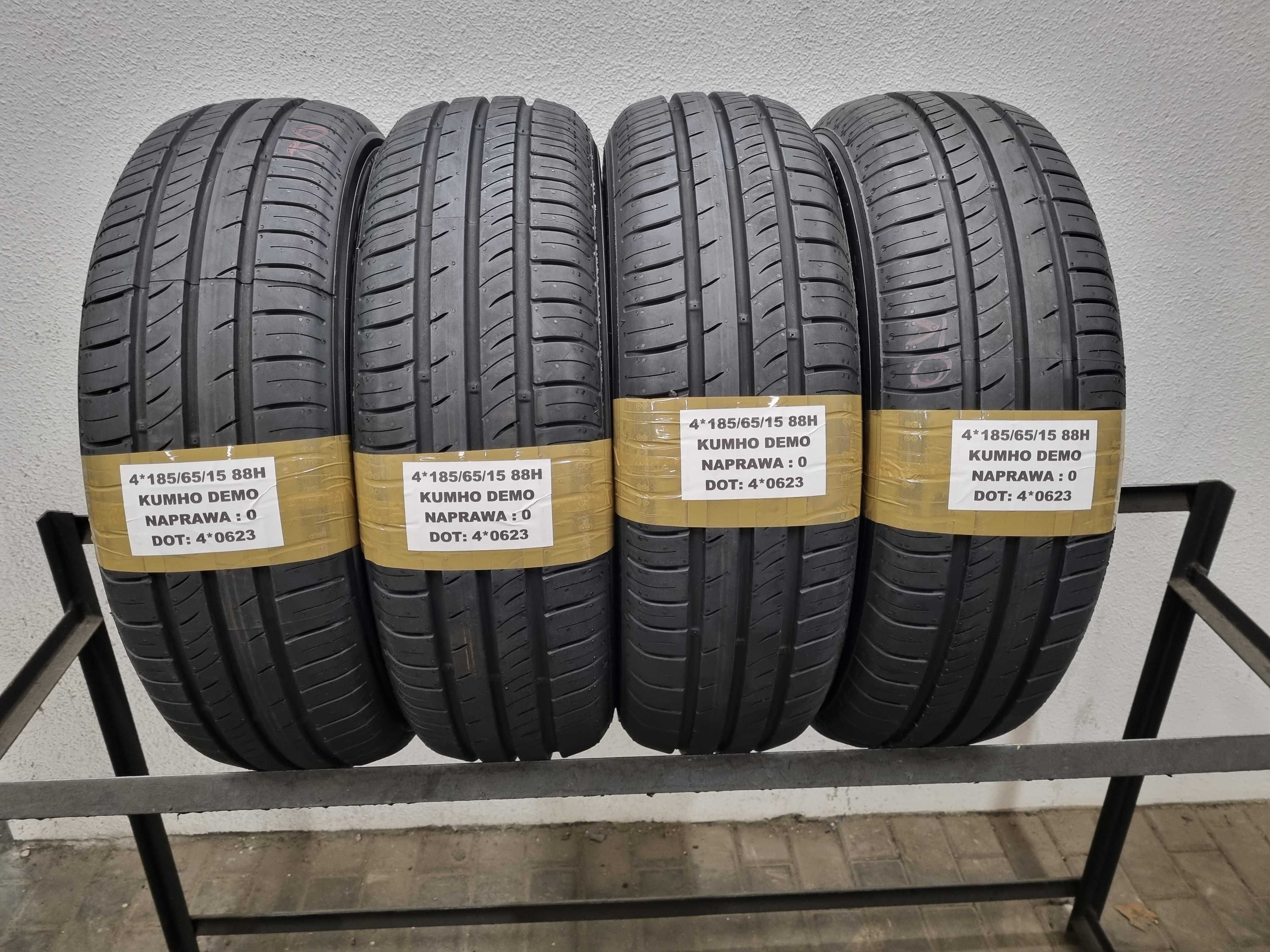 185/65/15 88H Kumho Eco Wing ES31 KOMPLET DEMO 4SZT ROK 0623