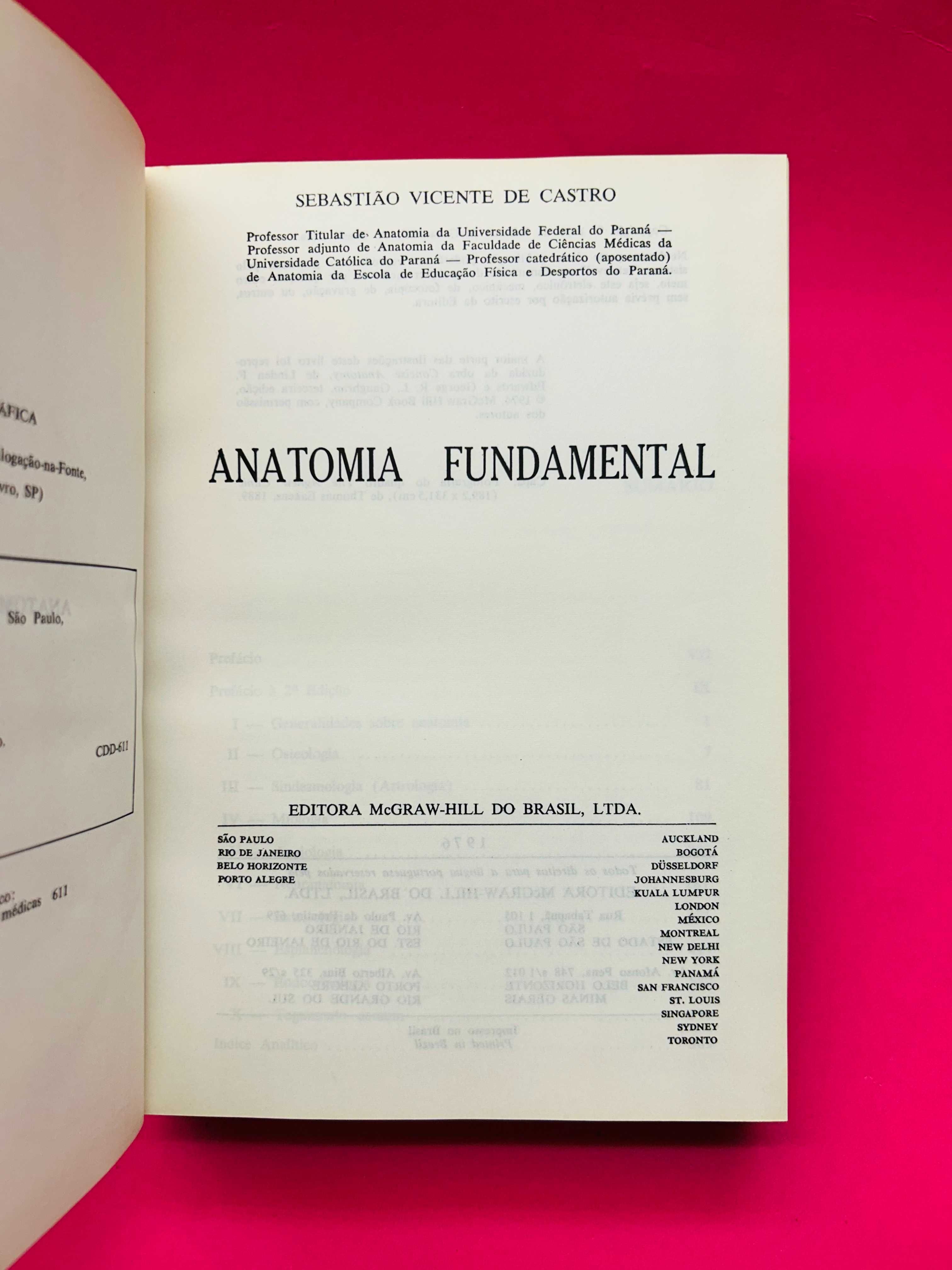 Sebastião Vicente de Castro - Anatomia Fundamental