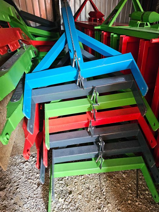 Dźwig linka na tył ciągnika łyżka / widły do tur ładowacz podnośnik