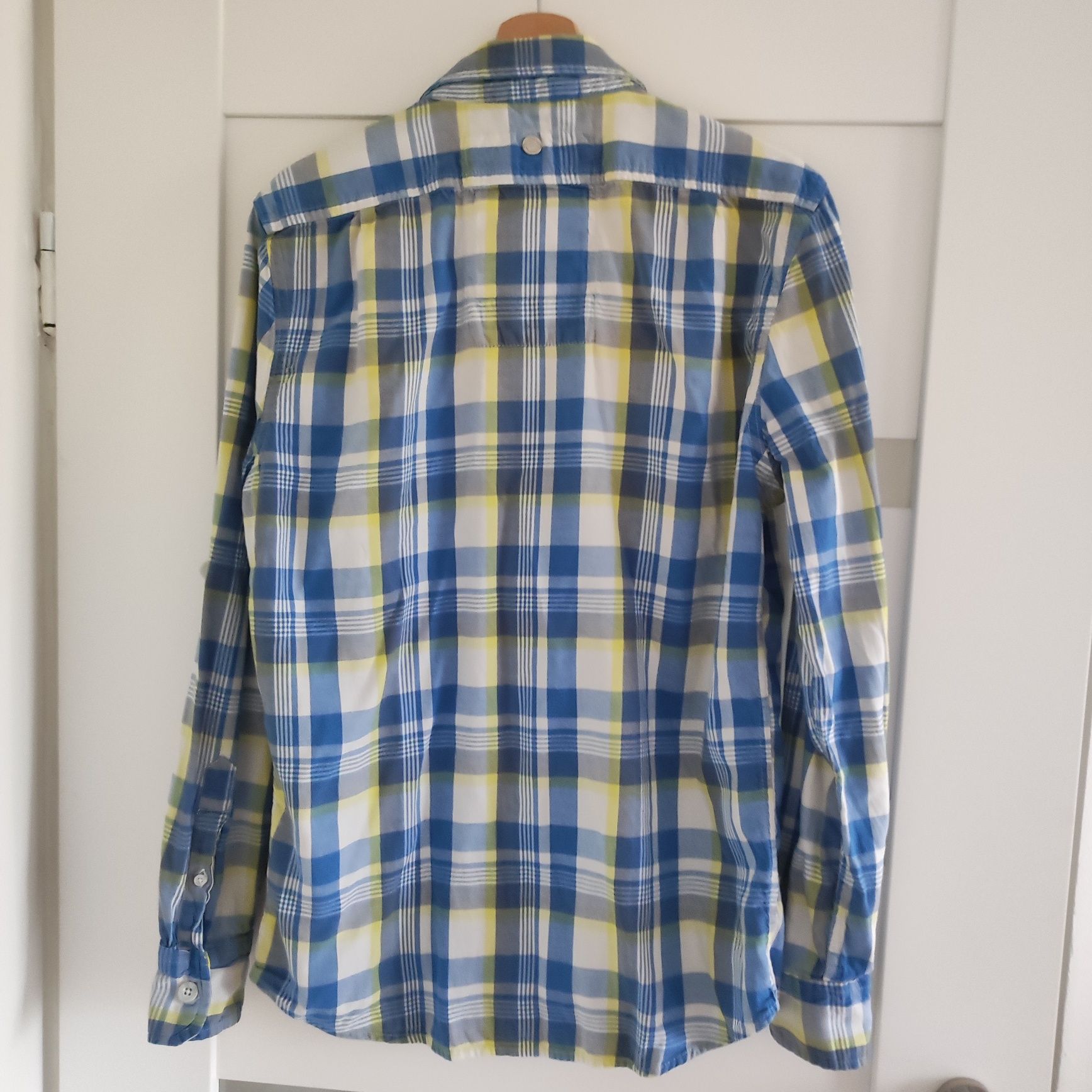Superdry fajna sprawa koszula w kratę L XL
