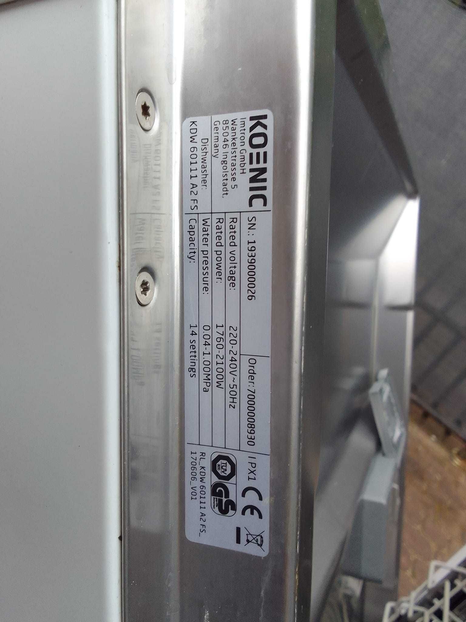 Zmywarka wolnostojąca Czysta i zadbana 100% Sprawna 60cm WAWA