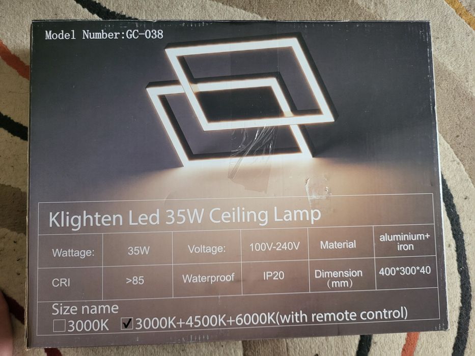 Світильник люстра для кухні LED 35W