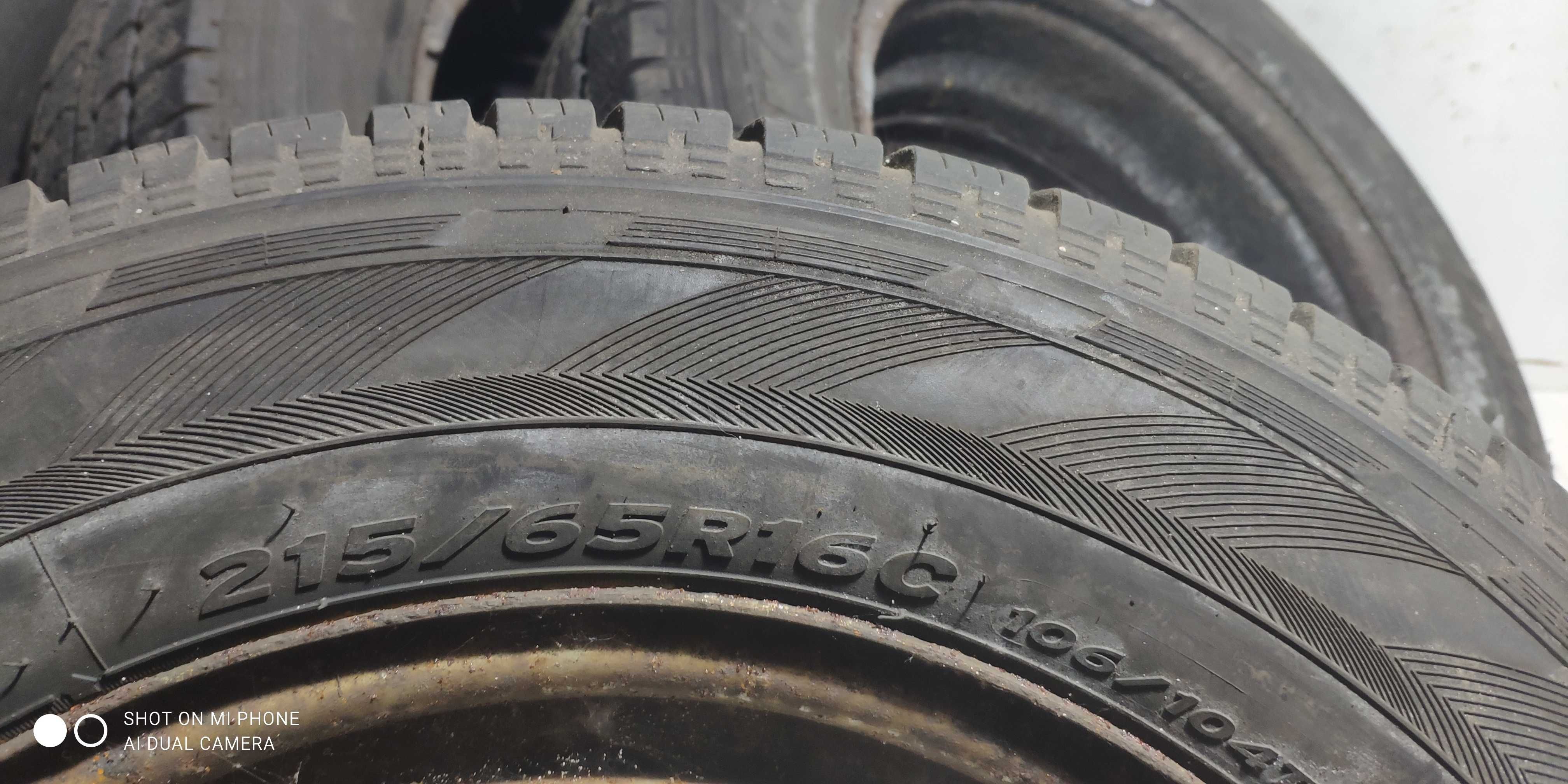 Koła 215/65R16C VW T5 5x120 komplet zimowe 106T komplet 4szt zimowe