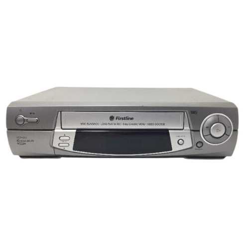 Leitor de Vídeo VHS Firstline VCR-611 - 6 Cabeças - Envio Grátis