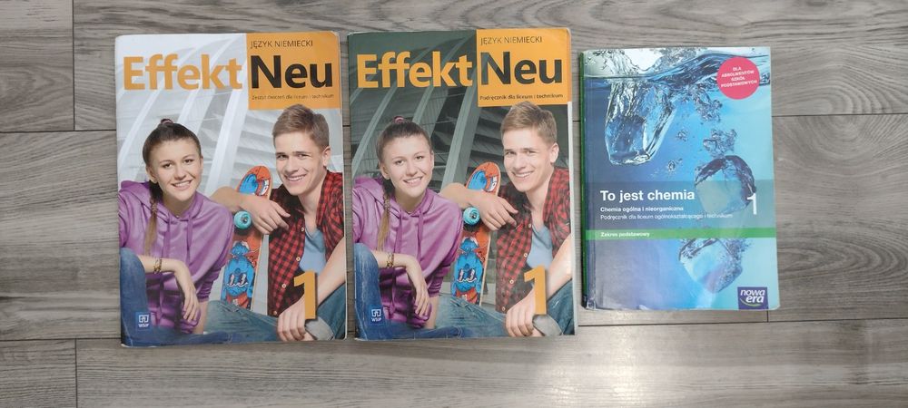 Podręczniki do klasy 1 niemiecki , chemia