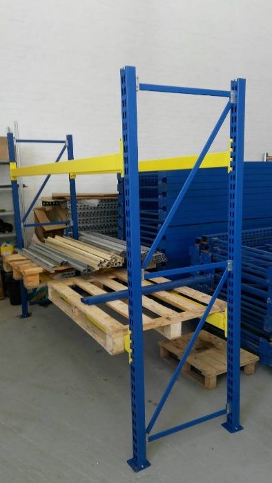 Паллетные стеллажи б/у, паллетно-полочные стеллажи бу, стеллажи бу