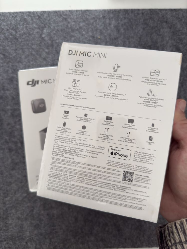 DJI Mic Mini (2 передавачі + 1 приймач)