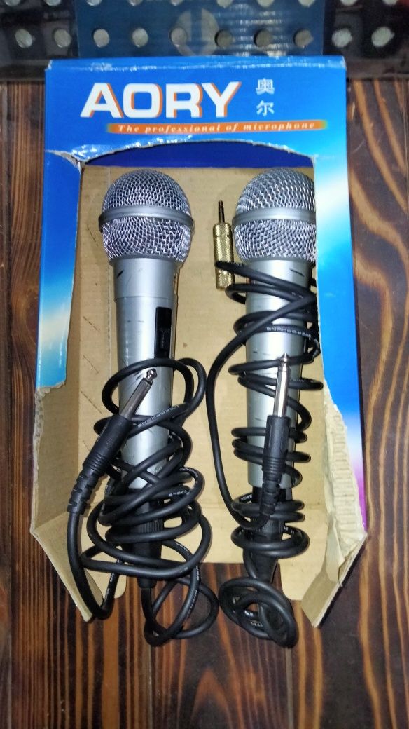 Микрофоны Electro-Voice N/D 767a. AKG-D3800. AORY AY-601. Вокал караок