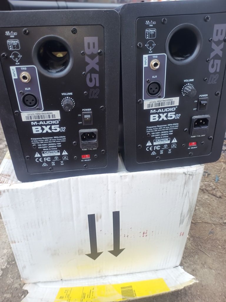Студійні монітори M-Audio BX5 D2
2 шт, в ідеальному стані, використову
