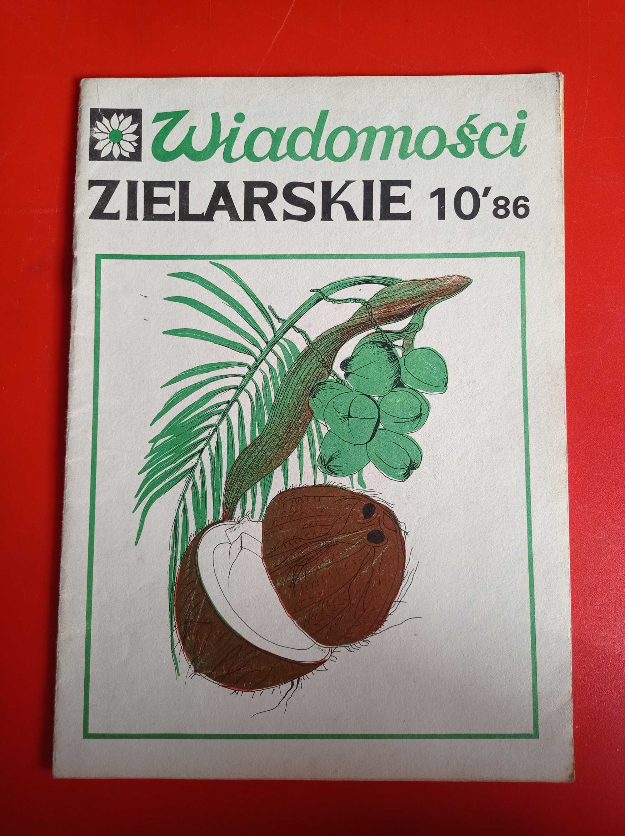 Wiadomości zielarskie nr 10/1986, październik 1986