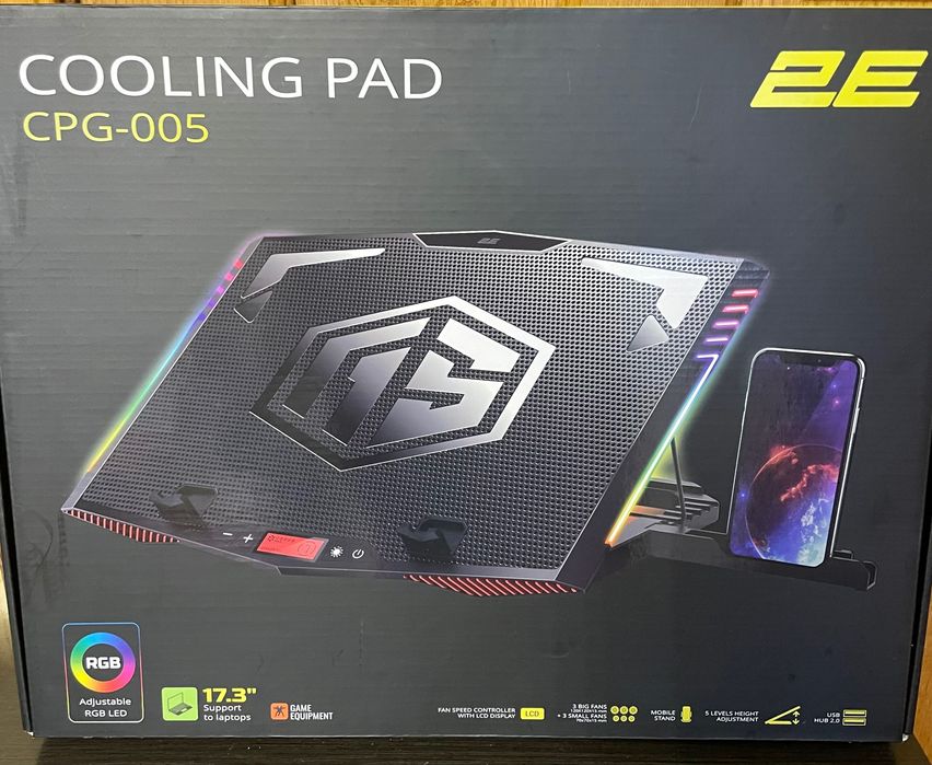 Gaming Cooling pad 2E CPG-005