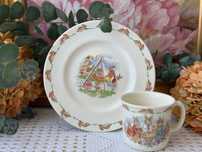 Дитячий набір Royal Doulton Bannykins детский набор Тарелка чашка