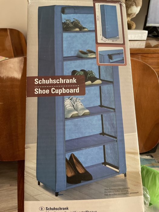 Szafka na buty, metalowa rama