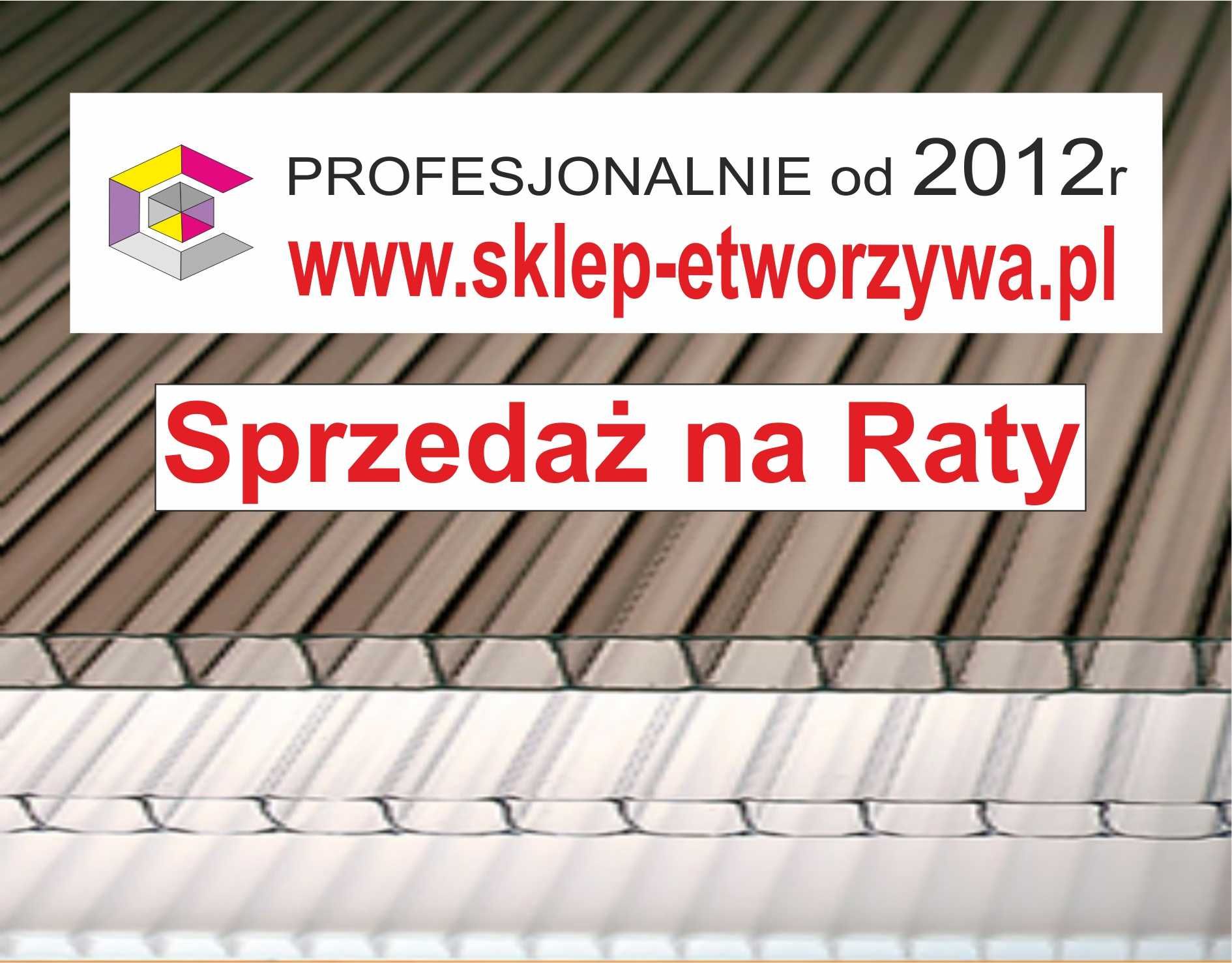 Poliwęglan kanalikowy płyty dach taras pergola szary biały brąz bezbar
