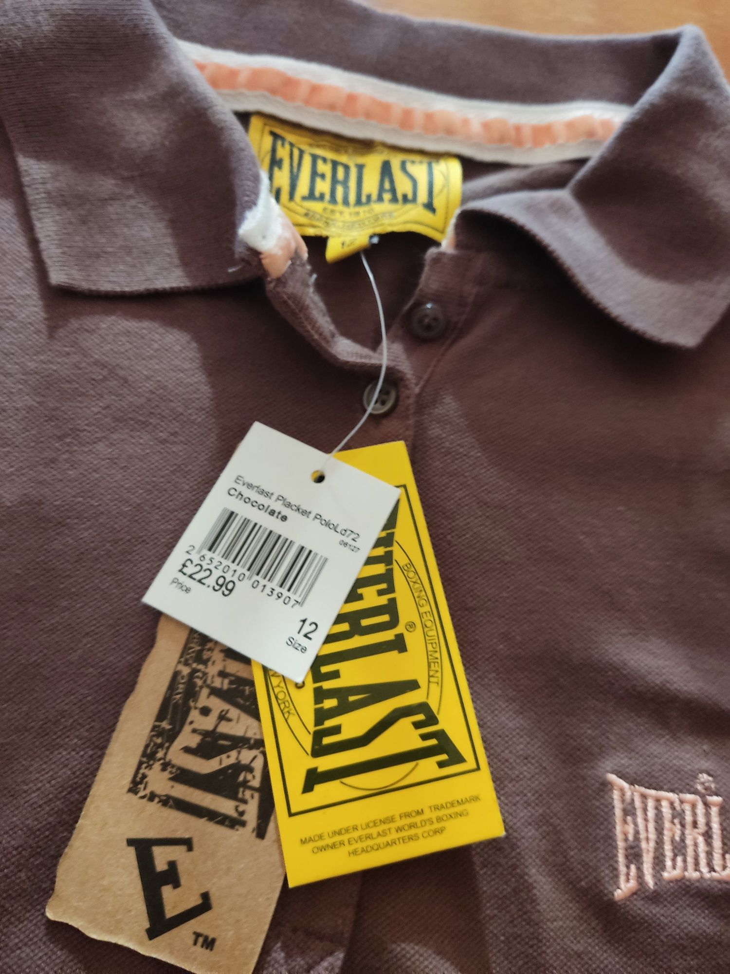 Polo Everlast novo com etiquetas