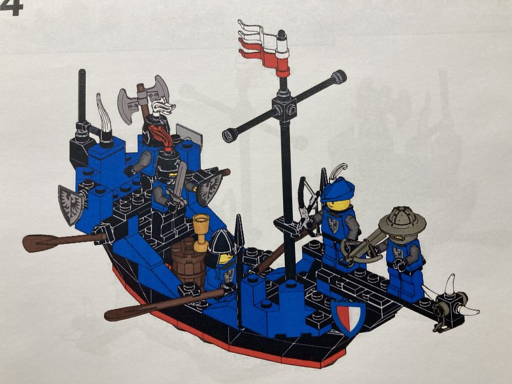 Lego MOC Castle Black Falcon Ship