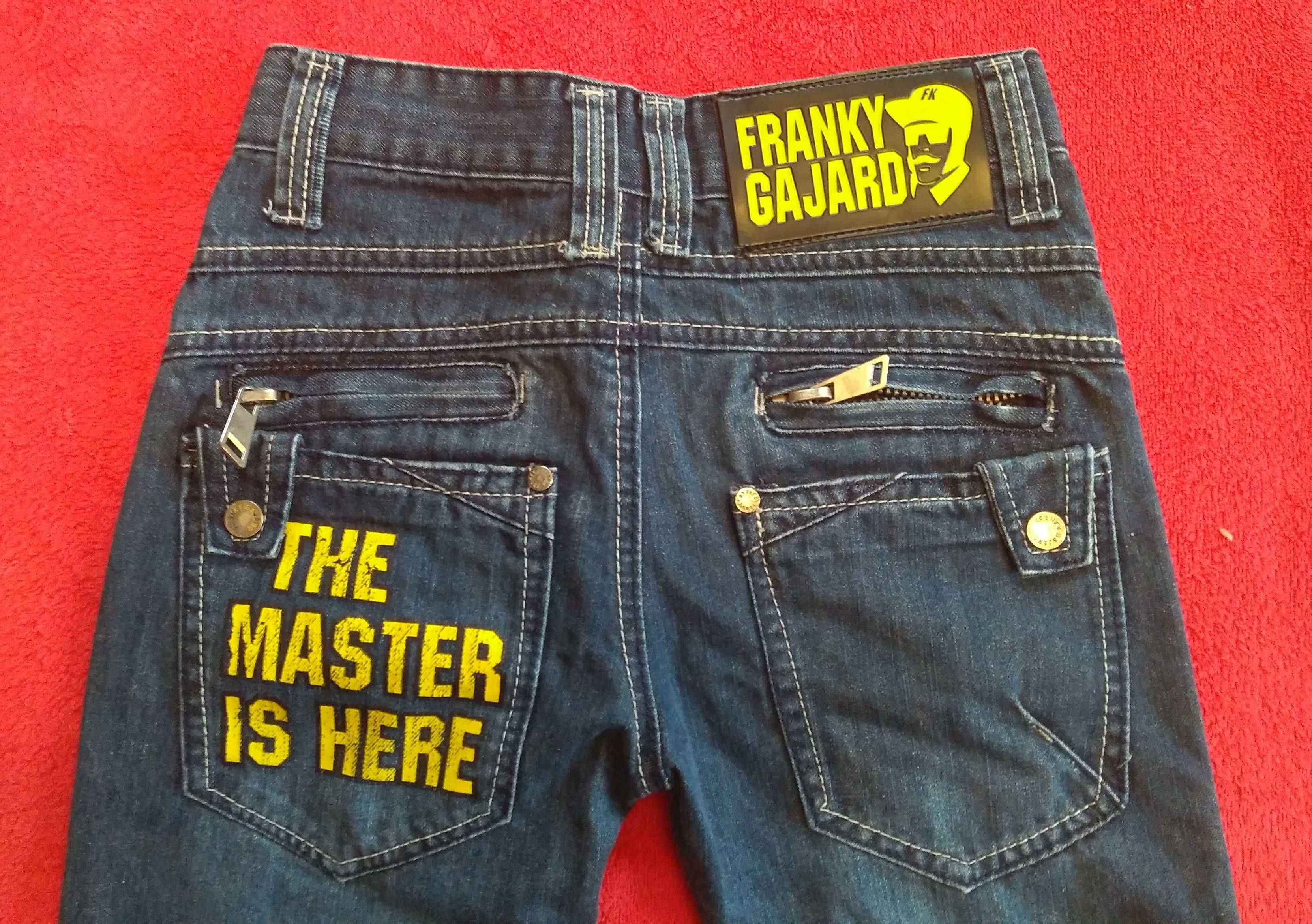 Franky gajard Фирменные стильные джинсы на мальчика Зауженные резинке