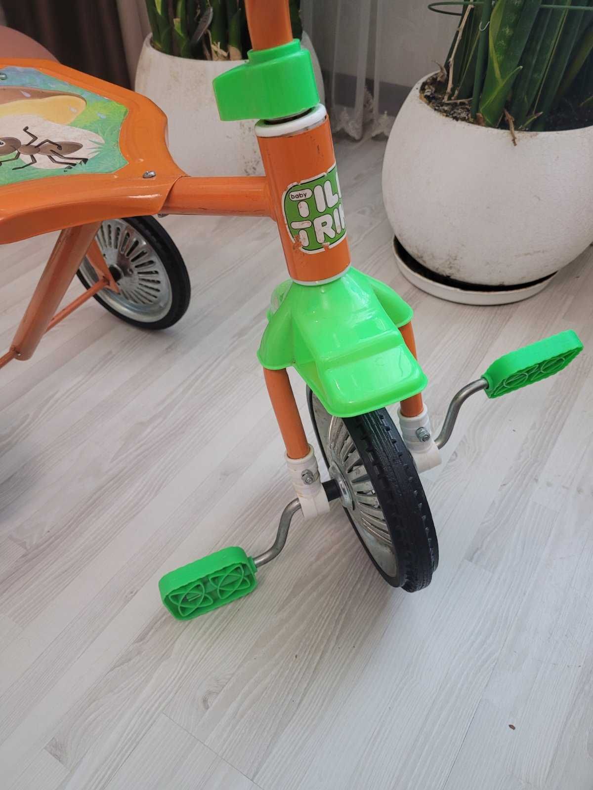 Детский трехколесный велосипед гном