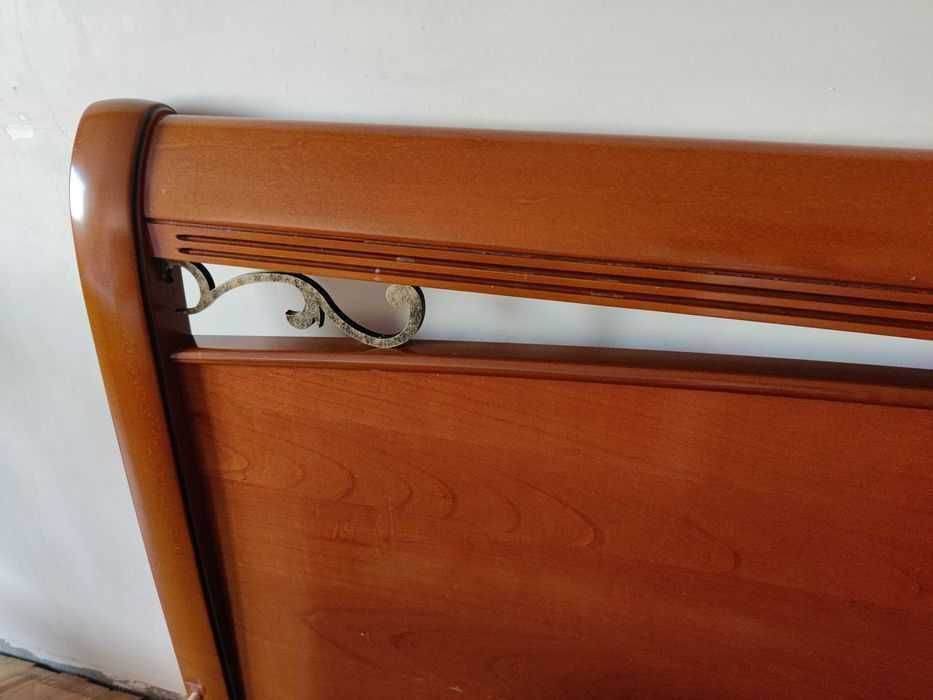 Вишукане Дерев'яне двоспальне ліжко розмір 180х200см меблів MERX