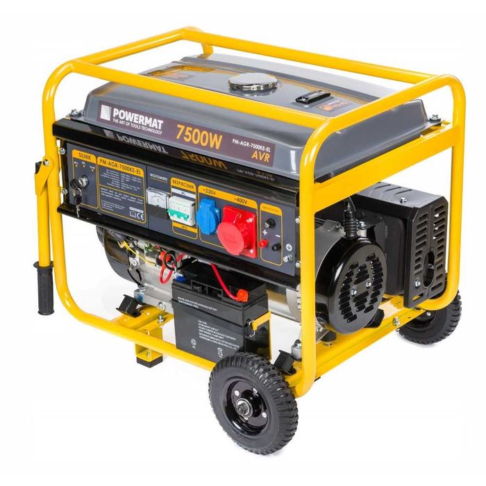 Agregat prądotwórczy 7500W 230V 400V AVR PM-AGR-7500M-EL