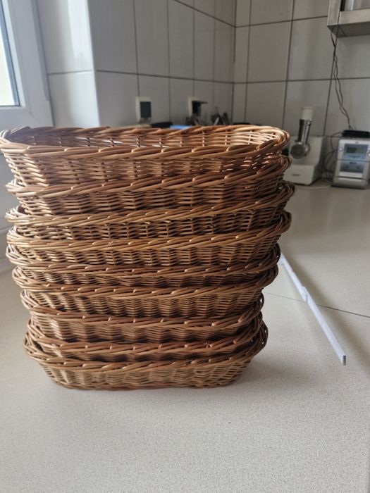 Koszyczek  wiklinowy 9 szt