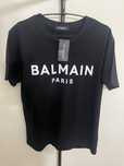 T-shirt Balmain de cor preta
