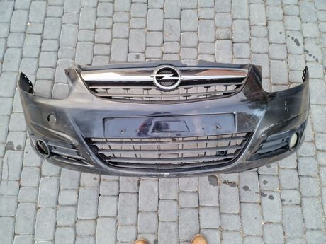 Opel Corsa D zderzak przedni przód gril atrapa chłodnicy kompletny