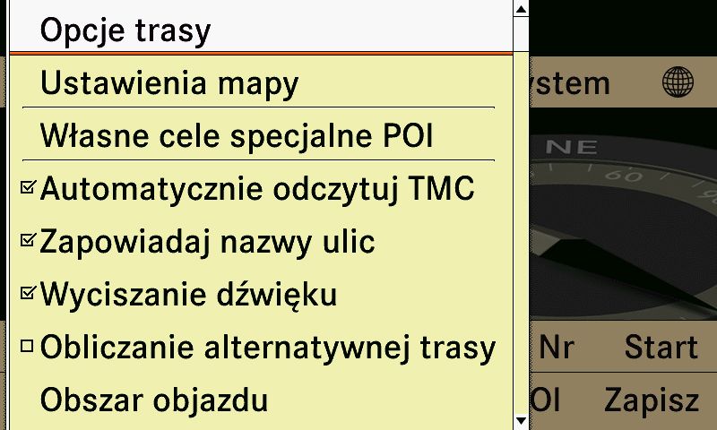 MERCEDES ML- W166 polskie menu lektor mapa