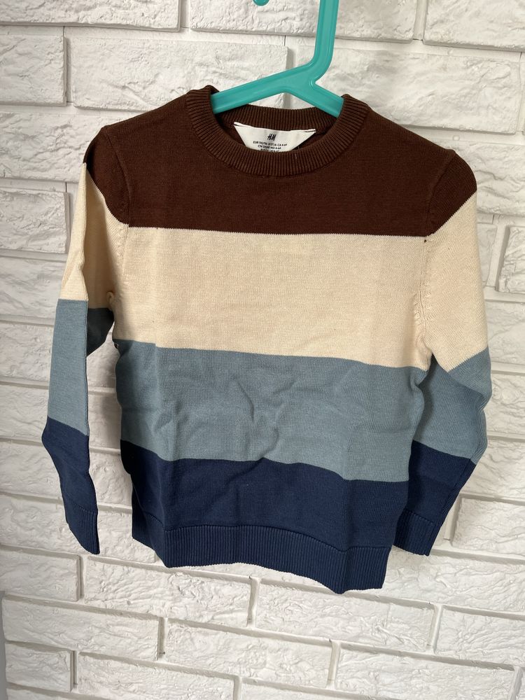 Żakardowy sweter z bawełny