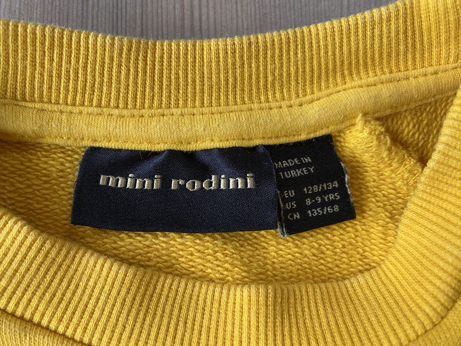 Mini Rodini bluza sweatshirt 128/134 żółta tinycottons bobo choses