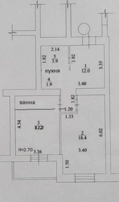 2х комнатная квартира, метро  Победа, ЖК Архитекторов, Алексеевка.