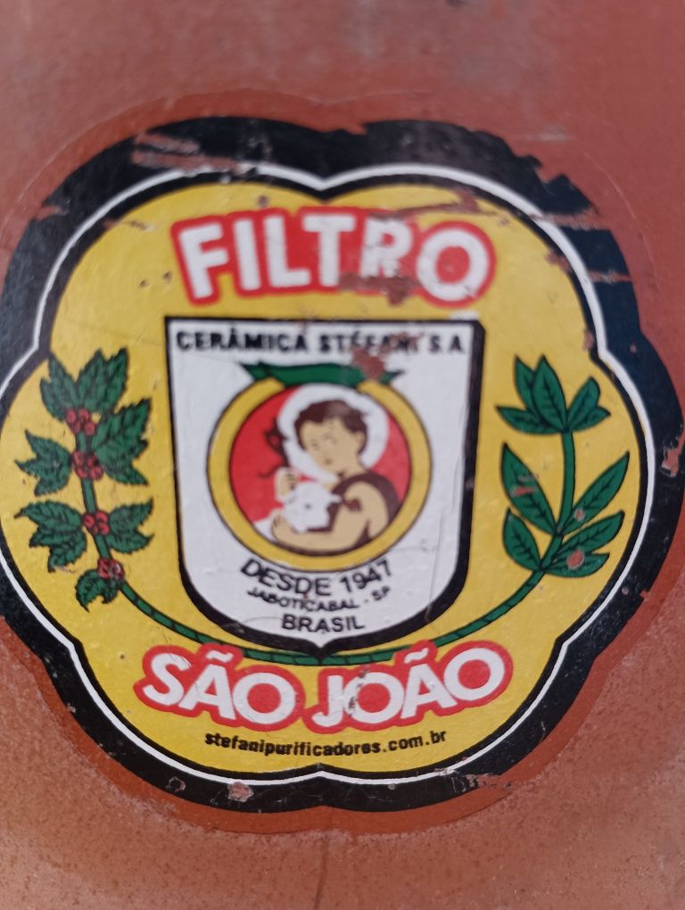 Filtro são João, argila do Brasil