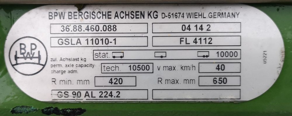 Os skrętna 226 tandem tridam