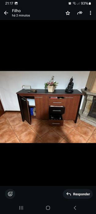 Móveis  de sala estante e aparador de 4 portas