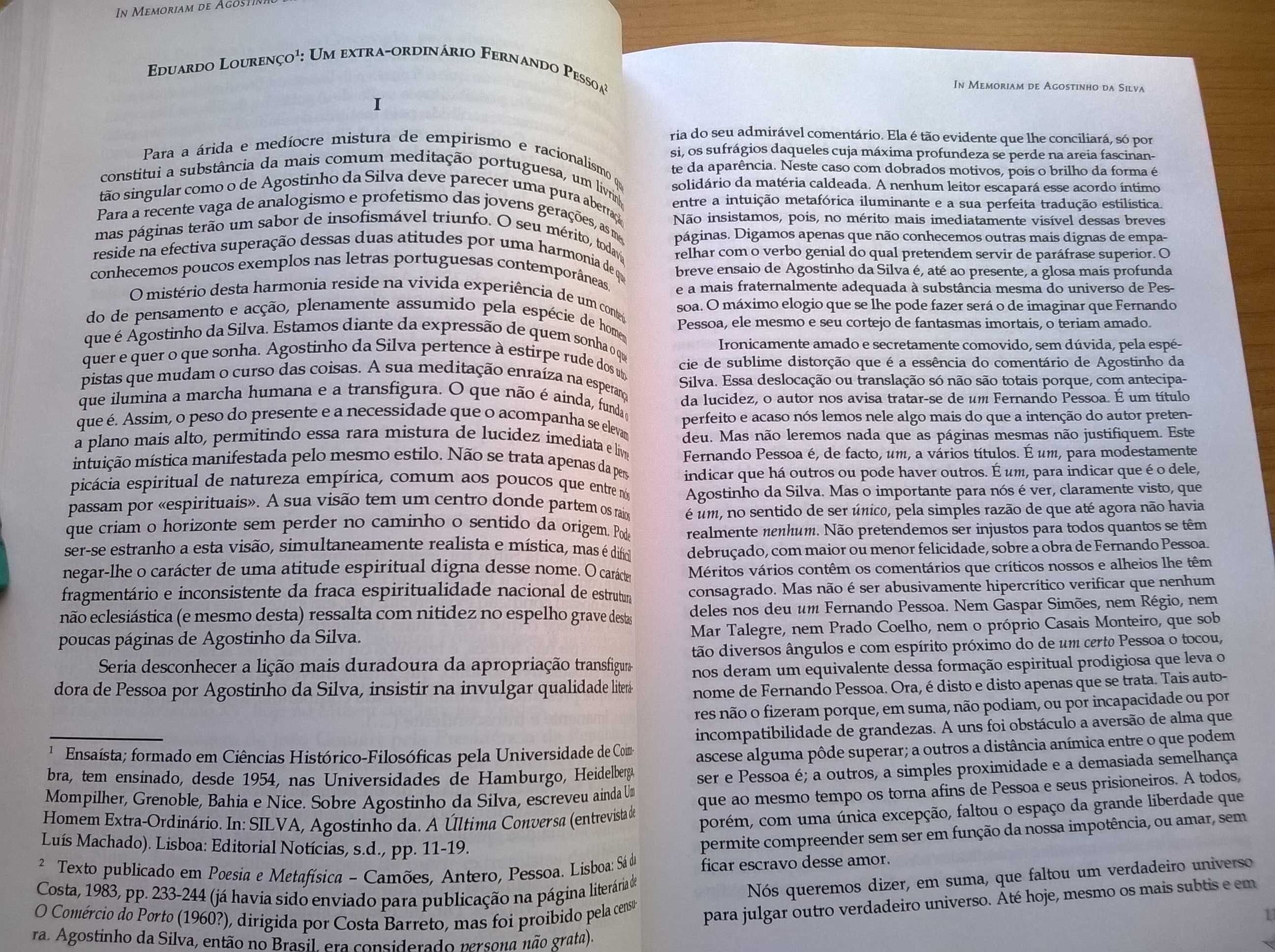 In Memoriam de Agostinho da Silva - Renato Epifânio, Romana V.