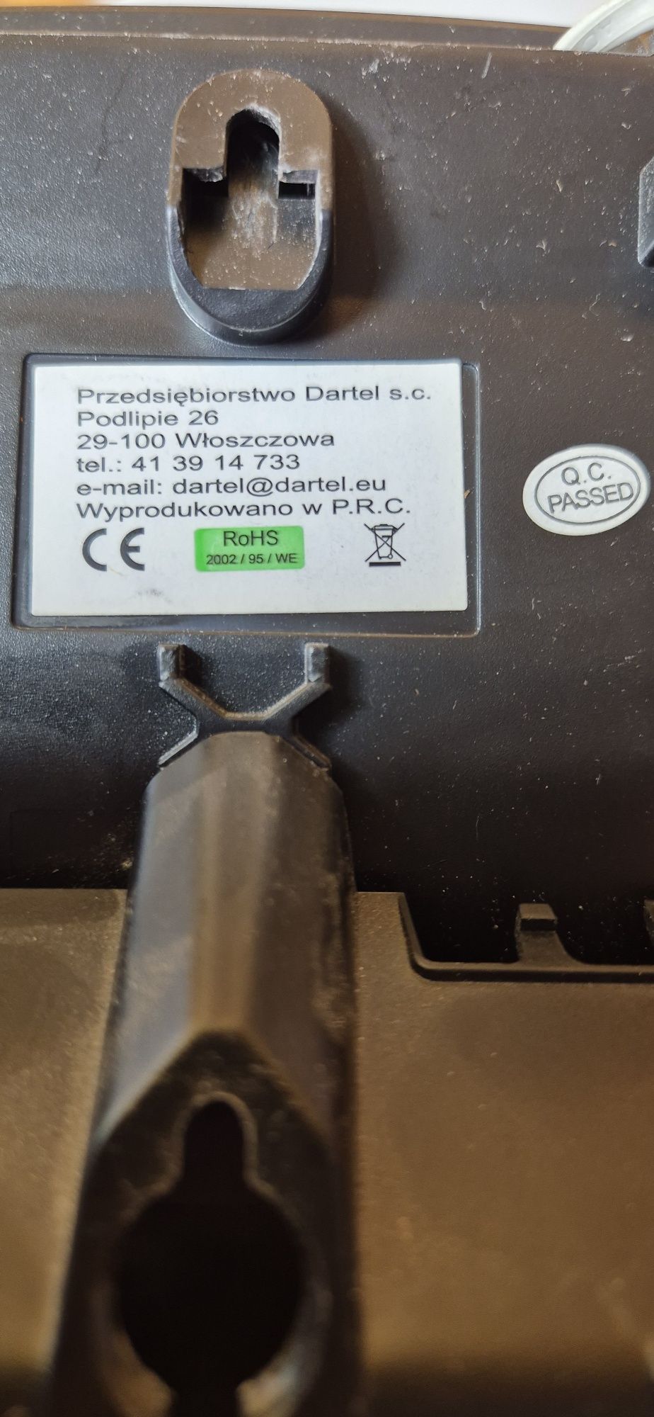 Sprawny telefon stacjonarny dla starszych lub chorych ludzi SOS