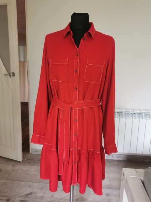 Sukienka z kołnierzykiem r. 38 Clockhouse stan bdb