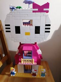Klocki Hello Kitty domek 190 elementów , kompatybilne z Lego Duplo