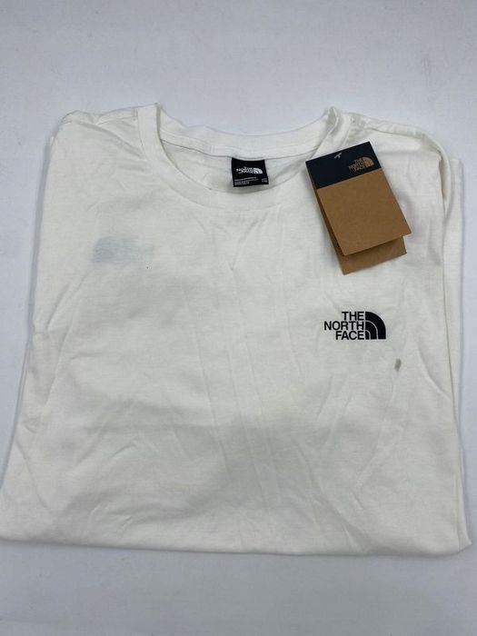the north face t-shirt simple dome rozmiar xxl biały - nf0a87ngfn4