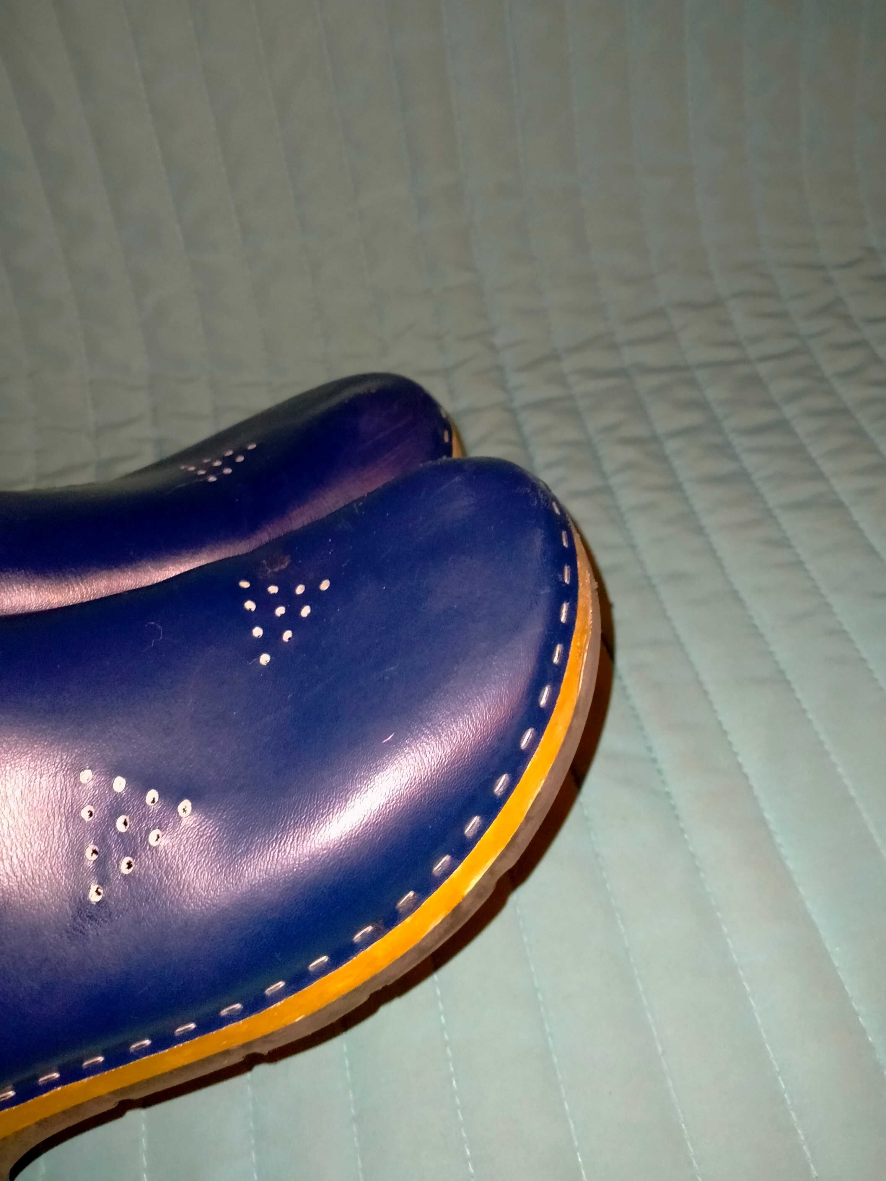 Buty damskie drewniaki r.37 skóra