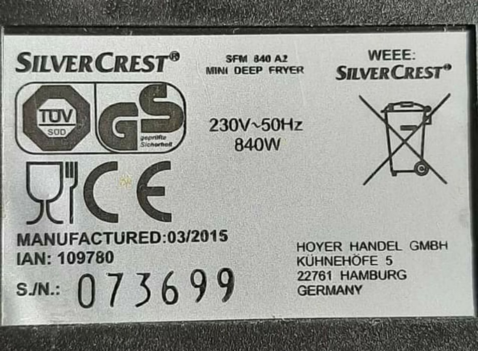 Fritadeira Elétrica small size